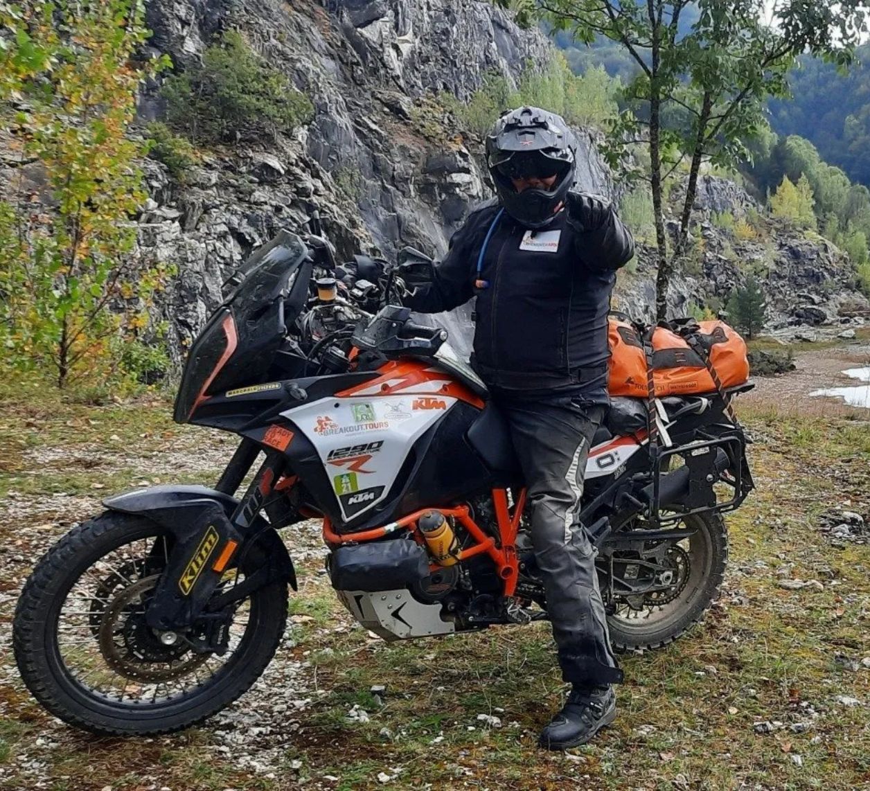 Michael on bike